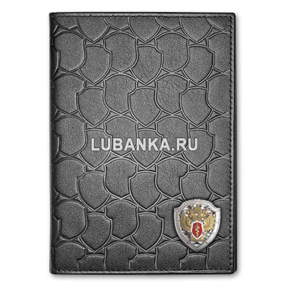 Обложка для автодокументов «ФСКН» кожа